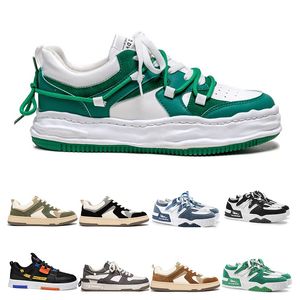 Gai canvas skor andningsbara män kvinnor stora storlek mode andas bekväm bule gröna casual mens tränare sport sneakers b18