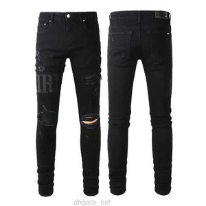 2023 Nya ankomster Amirs Mens Luxury Designer Denim Jeans Holes Byxor Jean Coolguy Biker Pants Man Clothing #892 Pik