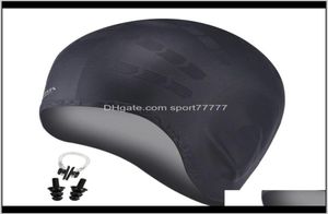 Sport acquatici all'aperto Drop Delivery 2021 Capelli lunghi Cuffie da nuoto Uomo Donna Tappo per l'orecchio Clip per naso Arge Big Sile Impermeabile Ragazze Swi2700176