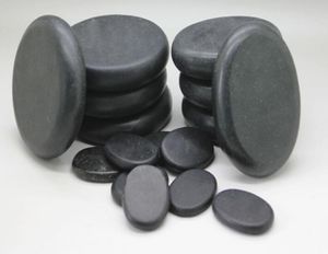 Yeni Masaj Taşları Masaj Doğal Enerji Masaj Taş Seti Spa Spa Kaya Basalt Stone 16pcs ile 3759331