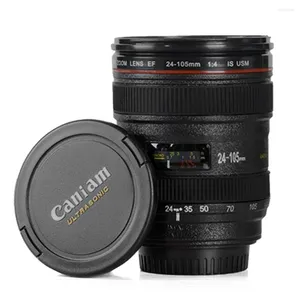 Kupalar Yaratıcı SLR Kamera Lens Şeklinde Drinking Cup 420ml İçecek Yazılım