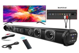 Proiettore TV senza fili Bluetooth Sound Bar Sistema di altoparlanti Er Power Wired Wireless Surround Stereo Home Theater CYT0113157314