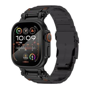 Nadaje się do Apple Watch Series 9 8 7 45 mm Ultra 2 49 mm 44 mm 42 mm metalowy stop tytanowy