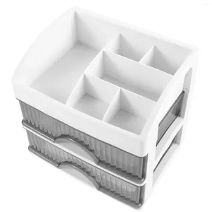 Storage Boxes Multi-layer Pencil Pen Holder Desk Organizer With Drawer Tabletop Type