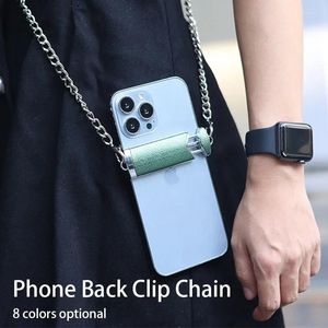 Kozmetik Çantalar Cep Telefonu Crossbody Zinciri Stand Back Clip Tutucu Çıkarılabilir Kirki Boyun Kayışı Akıllı Telefon Hediyesi ile Uyumlu