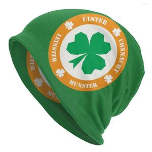 Berretti Irlanda Irish Shamrock Unisex Cofano Cappello invernale lavorato a maglia Donna Uomo Berretti Berretti Adulto St Patrick Day Beanie Cappelli Berretto da sci all'aperto