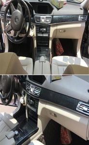 För Mercedes E -klass W212 Självhäftande bilklistermärken Kolfiber Vinylbil klistermärken och dekaler Bilstyling Tillbehör6144439