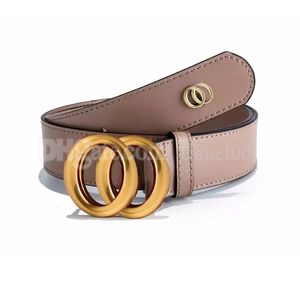 Designer Belt of Womens and Men Maistband Fashion Big Buckle Real Leather Business Top Designers Högkvalitativa Luxurys bälten med lådbredd 38mm