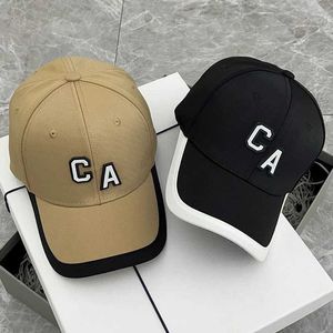 Ball Caps New Spring Designer Wysokiej jakości szczytowa czapka Fasion Casual Letter Ca Baseball Cap Hat for Men Snapback Hat Casquette Cap J240305