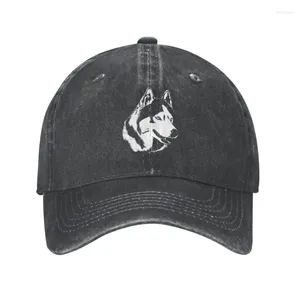 Bollmössor Anpassad bomullsmode Siberian Husky Baseball Cap Women Män andas presentidé Dad Hat Sport