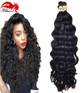 Human Hair Deep Curly Wave Braiding Hair Bulk No Weft Bulks Micro Braids7656414