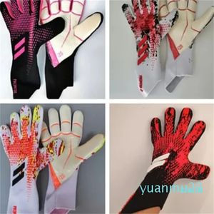 Predator Pro Kaleci Eldivenler Profesyonel Futbol Eldivenleri Antislip Gloveslatex Plam Futbol Ekipmanları