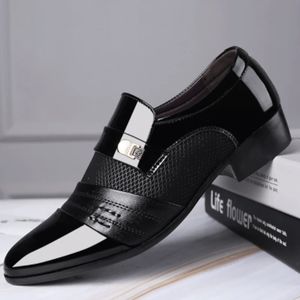 Tidigare män Shoe Pu Leather Shoes for Luxury Plus Size Party Office Business Casual Loafers Zapatos de Vestir Hombre 240223