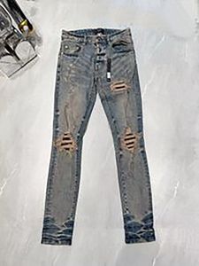 2024 Purple Jeans Denim Byxor Mens Jeans Designer Jean Men Black Pants High-End Quality Straight Design Retro Streetwear Casual Sweatpants Joggers Pant Storlek 30-40