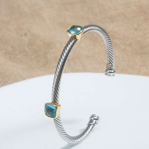 David Yurma Jewelry Designer Braceter for women men charch bracets davids 4mmオープンケーブルブレスレット人気ネイルブレスレットデザイナー