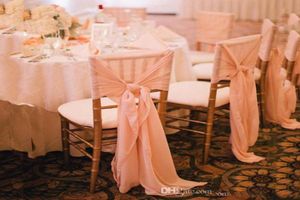 Newest Chiffon Chair Sash Simple Chair Covers For Weddding Custom Made High Quality Factory On Wedding Suppliers Accessories9940757