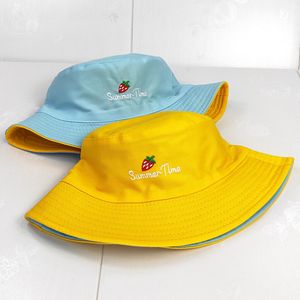 Little Daisy Fisherman Hat Chrysantemum Haft dwustronna Bowl Hat Botton Women Women/Summer Korean Edition Nowe słone