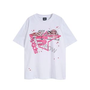 Sp5der tshirt män kvinnor designer spindel t-shirt streetwear 555555 mode märke spindel web brev tryck kort ärm mens bomull sommarkläder tee 207