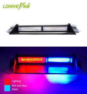 1PC 12V24V LED COB parabrezza avvertimento polizia luce stroboscopica veicolo di emergenza per parabrezza auto rosso blu ambra giallo2626950