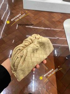 Itália bolsa hangbag botteg venet l bolsa de mão mini bolsa tecido nuvem saco ombro único diagonal straddle bolsa feminina tem logotipo