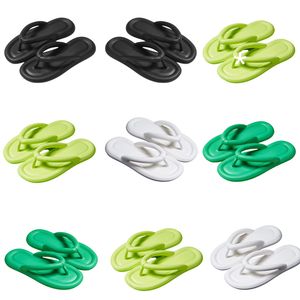 Flipers de produto para o verão New Designer Women Women White Black Green Flip Flop Shap Sandals Fashion-040 Slides planos femininos ao ar livre 70 COMTABLE S