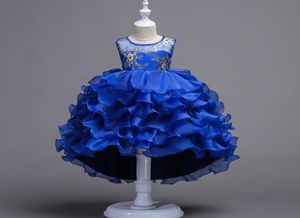 Vestidos de festa de casamento com babados altos e baixos para meninas de flores, festa de aniversário, vestido de bebê menina 3776299