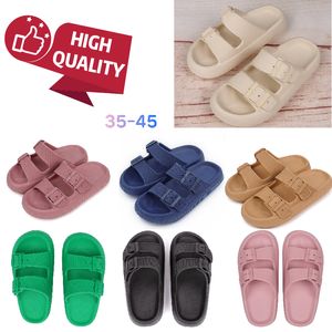 Designer Slippers Woman Man Sandals Slides Summer Flat Shoes Beach Lady Letter Slipper big size GAI black homes summer black white pink green grey