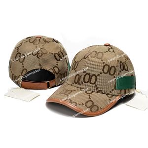 Casquette Luxe Designer Baseball Cap Hat Designer Cotton Classic Letter Ball Caps Summer Men Cappelli da sole Outdoor Cappello Snapback regolabile Casquette Visor