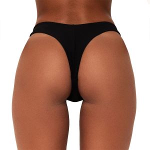 Badkläder kvinnor badkläder sexig bikini bottnar svart/vit/rosa botten brasiliansk fräcka djupa v hög midja bottomsräkt biquini bikinis
