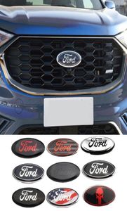 Grade dianteira do carro capô emblema traseiro bagageira tronco emblema adesivo decalque para ford f150 f250 f350 edge explorer ranger78330213767806