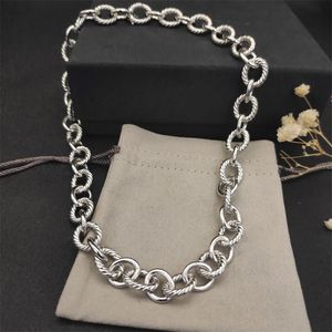 Высокое качество дизайнерское ожерелье позолоченная большая цепочка для женщин дизайнерское ожерелье роскошные украшения для мужчин великолепный модный подарок на день рождения колье zl124 E4