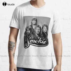 T-shirts Smokie Band Trending Tshirt Red Tshirts For Women Printed Tee Custom Aldult Teen Unisex Digital Printing Tee Shirts Custom Gift