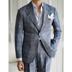 Suits High Quality Wedding Suit For Men Business Formal Casual Singlebreasted Dress Suit 2 Pieces Office Work Party Prom Costume