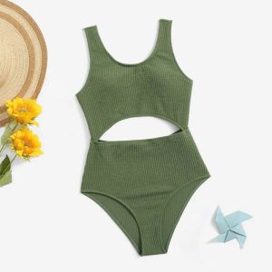 Swimwear Baywell Summer Swimsuit Girls SwimeWear Barn Barn Spädbarn barn Tonare triangel Bikini baddräkt