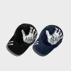 Ball Caps Zabawne graffiti palmowe męskie tata kapelusz moda ochrona baseballowa czapka baseballowa dla mężczyzn sportowy czapka list doodle umyte bawełny gorras j240305