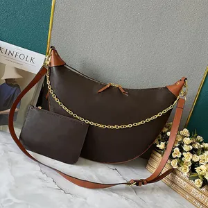 DESIGNERS high quality handbag woman shoulder bag fashion crossbody bags women classic chain leather crescent shaped tote