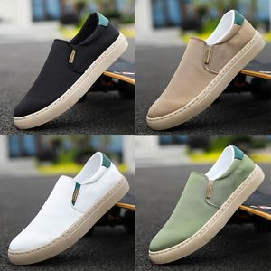 2024 casual shoes solid color black whites Pale Green jogging walking low mens womens sneaker classical trainers GAI