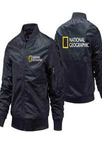 Mens bomber jackets National Geographic jacket streetwear hombre Spring Autumn Winter Coats Male Windbreak Jackets H12244744403