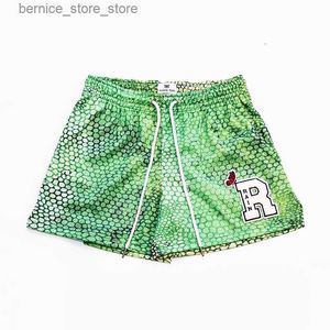 Shorts masculinos Ryoko Chuva Verão Malha Ginásio Clássico Basquete Fitness Running 230720 Q240305