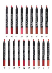 pro Longlasting Soft Lipstick 19 Colors Powdery Matte Lip stick Pencil Makeup Matte Lipstick Pencil sharpener2836527