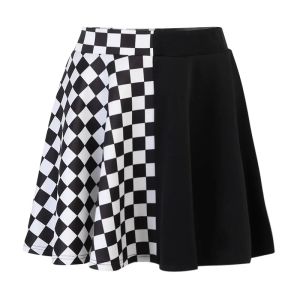 skirt Grunge Girl Plaid Skirts Women Punk Mini Skirts Pleated Drak Aesthetic Emo Clothes Summer Beach Chess Patchwork Sexy Faldas 2024