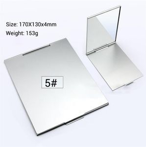 Whole 10pcs Cosmetic Mirror Foldable Ultrathin 5 Sizes Make Up Folding Rectangle Makeup Decorative Y2001144244421