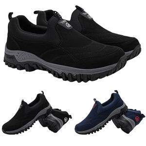 أحذية الجري للرجال للنساء من أجل Black Blue Breadable Recied Sports Trainer Sneaker Gai 029 XJ