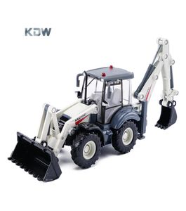 KDW Diecast Alloy Twoway Tractor Shovel Excavator Digger Model Toy 150 Scale Ornament Xmas Kid Birthday Boy Gift Collect 5022243