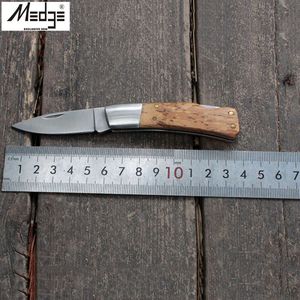 Yangjiang European Style Home Detachable Mini Folding Wooden Handle Travel Portable Fruit Knife 961053