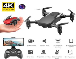 LF606 Wifi FPV RC Drone Quadcopter 4K HD With 20MP Camera 360 Degree Rotating Mini Portable Folding Outdoor Flying Aircrafts Boy 5055526