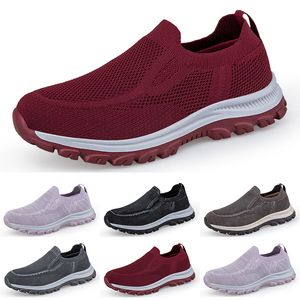 Verão novo idosos primavera e masculino um passo sola macia casual gai sapatos de caminhada femininos 39-44 489