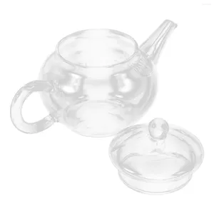 Servis uppsättningar Portable Water Kettle Small Tea House TEAPOT Glass Handheld Steeper El Stainless Steel Miss Coffee