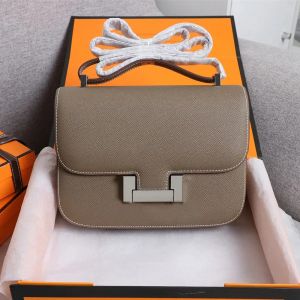 10Aミラー品質の高級デザイナーバッグエプソムレザーズ女性レディ肩レトロレトロボックスハンドバッグストラップクロスボディトート財布本物の革の財布