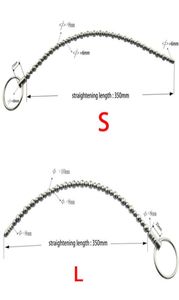 Rostfritt stål urinrörspärlor ljudstång solid ljud dilatation dilatation pinis penis plug manliga sex leksaker urinrör 2108208488148